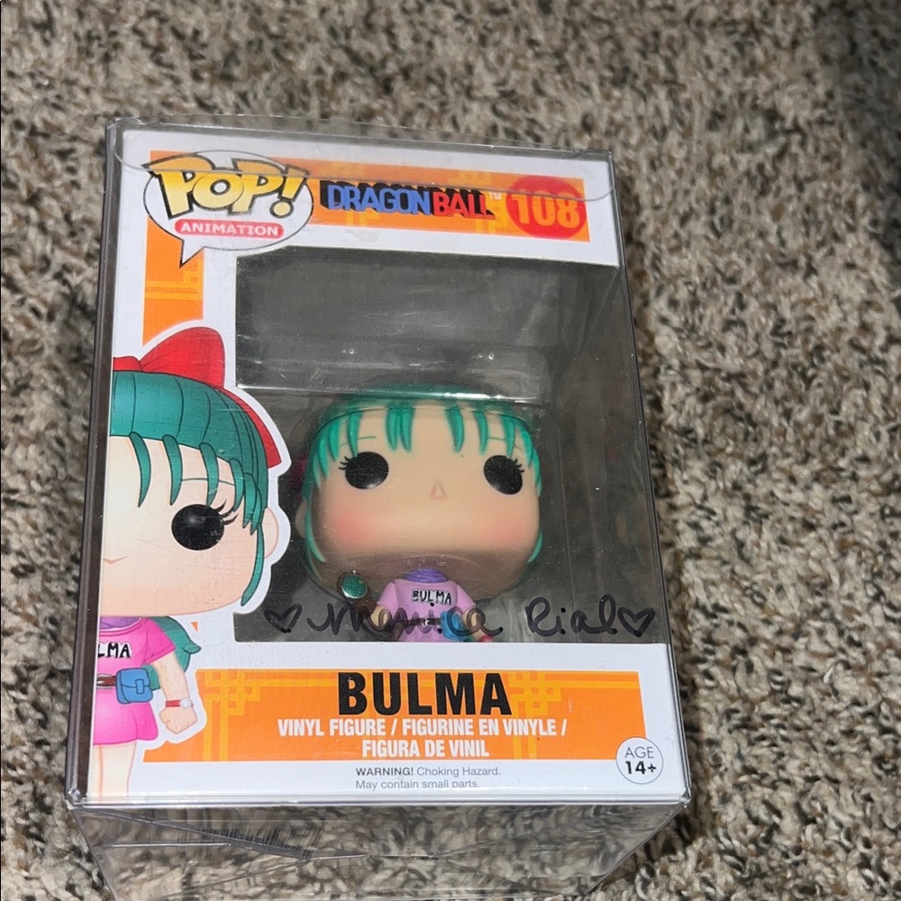 Signed Funko Pop Bulma #108
